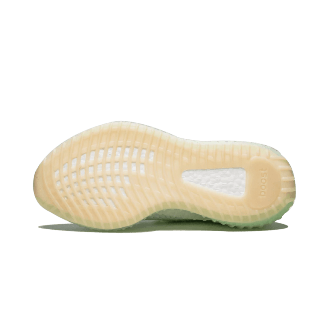 Gele Adidas Yeezy Boost 350 V2 Hyperspace sneaker met geprofileerde zool
