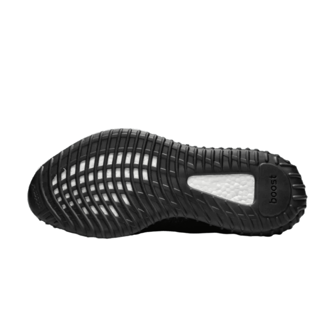 Zwarte Adidas Yeezy Boost 350 V2 Static sneakers met reflecterende details