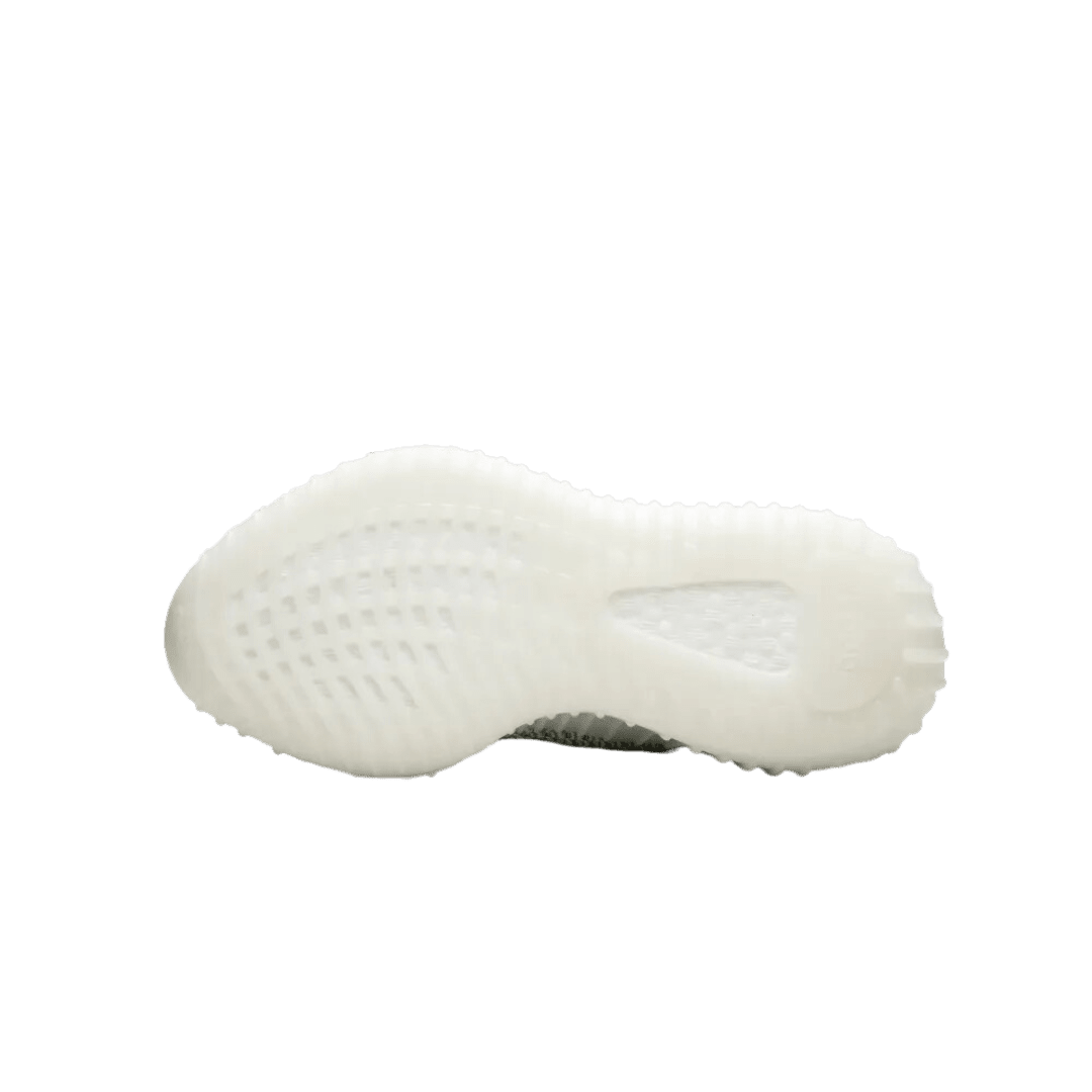 Moderne witte sneakerlaag van Adidas Yeezy Boost 350 V2 Static (Non-Reflective) met rubberen zool voor stijlvolle en comfortabele look
