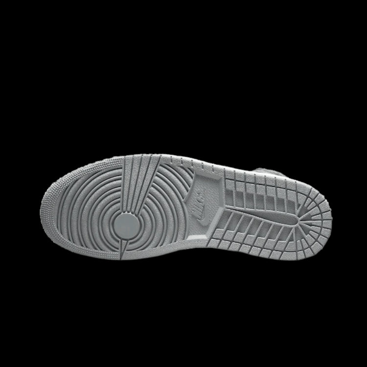 Grijze hoge sneaker met gestileerde zool-details - Air Jordan 1 High OG Rebellionaire
