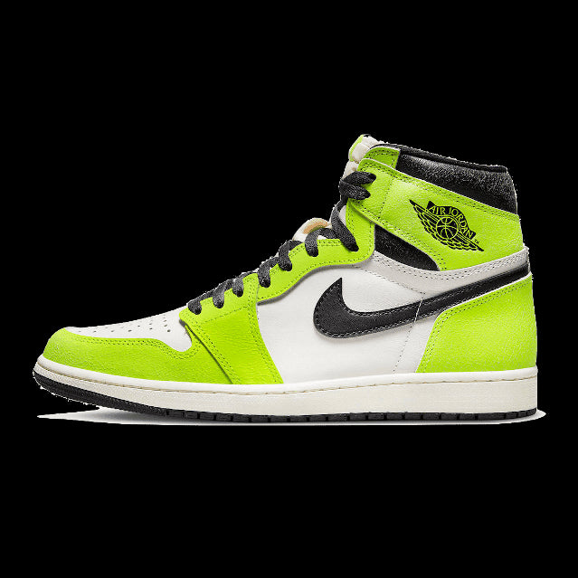 Neon-groene Air Jordan 1 High OG Visionaire sneakers van Nike