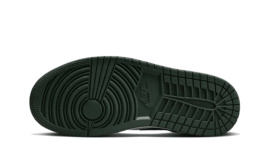 Zwarte Nike Air Jordan 1 Low Galactic Jade sneakers met opvallende zool