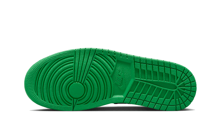 Groen Nike Air Jordan 1 Low sneaker met opvallende profielzool