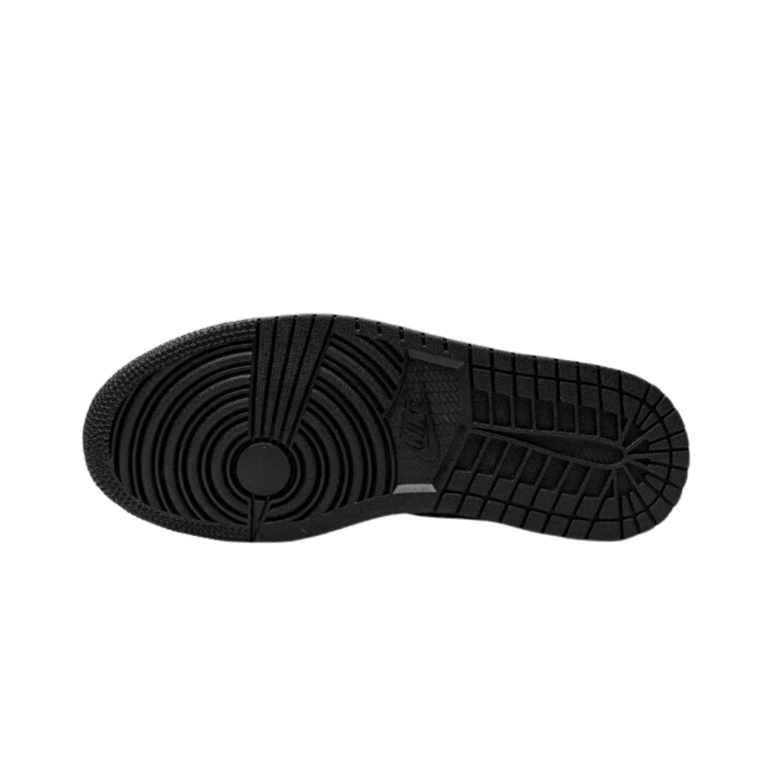 Zool van Air Jordan 1 Low SE Utility sneaker met zwarte structuur en geribbelde profielafwerking