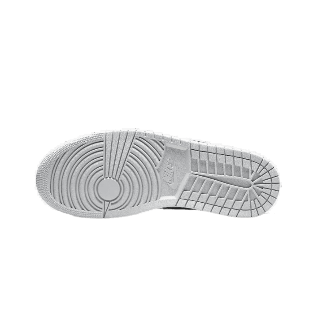 Woovin Air Jordan 1 Low Shadow Toe sneaker met geribbeld patroon op de zool en hoge kwaliteit materiaal