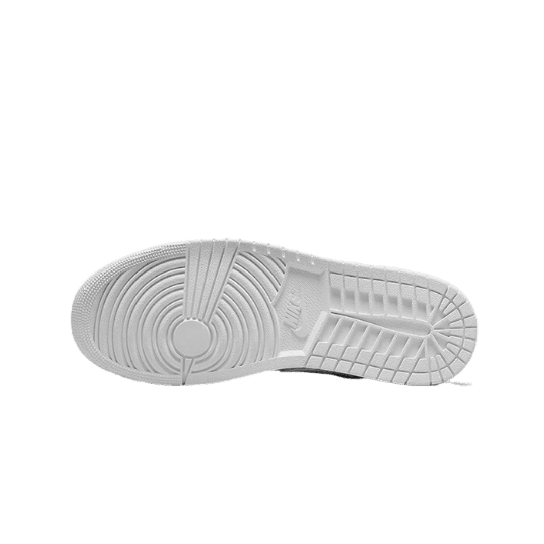 Witte Nike Air Jordan 1 Low sneakers met gestructureerde, geprofileerde zool