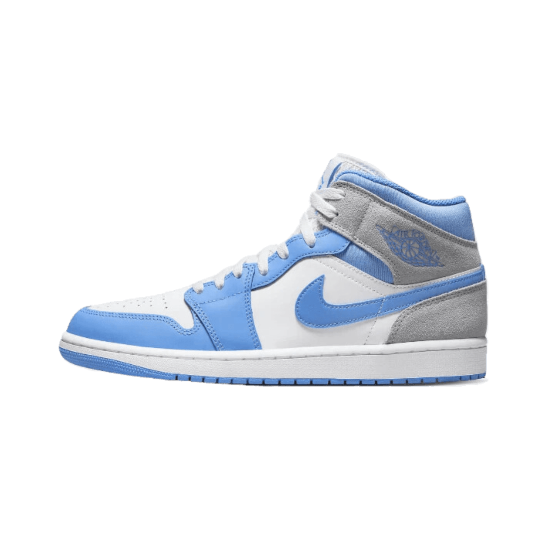 Exclusieve sneakers van Nike - Air Jordan 1 Mid University Blue Grey
