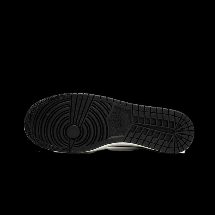 Exclusieve Nike Air Jordan 1 Retro High 85 OG sneakers op effen donkergroene achtergrond