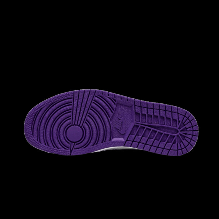 Paarse zool van de Air Jordan 1 Retro High Court Purple (2021) sneaker