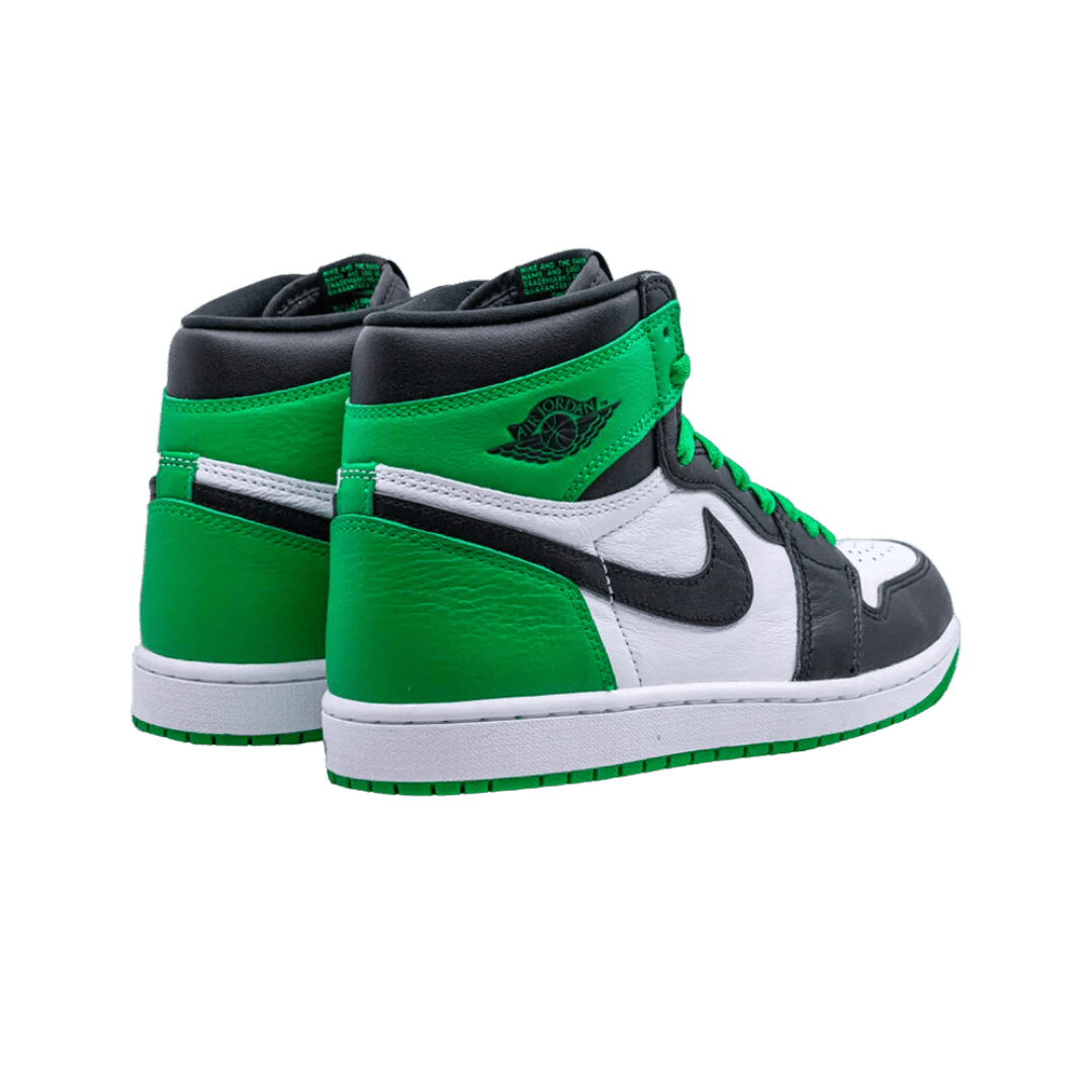 Groene, zwarte en witte Nike Air Jordan 1 Retro High OG Lucky Green sneakers