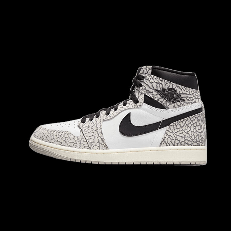 Exclusieve Nike Air Jordan 1 Retro High OG sneaker op donkergroen oppervlak