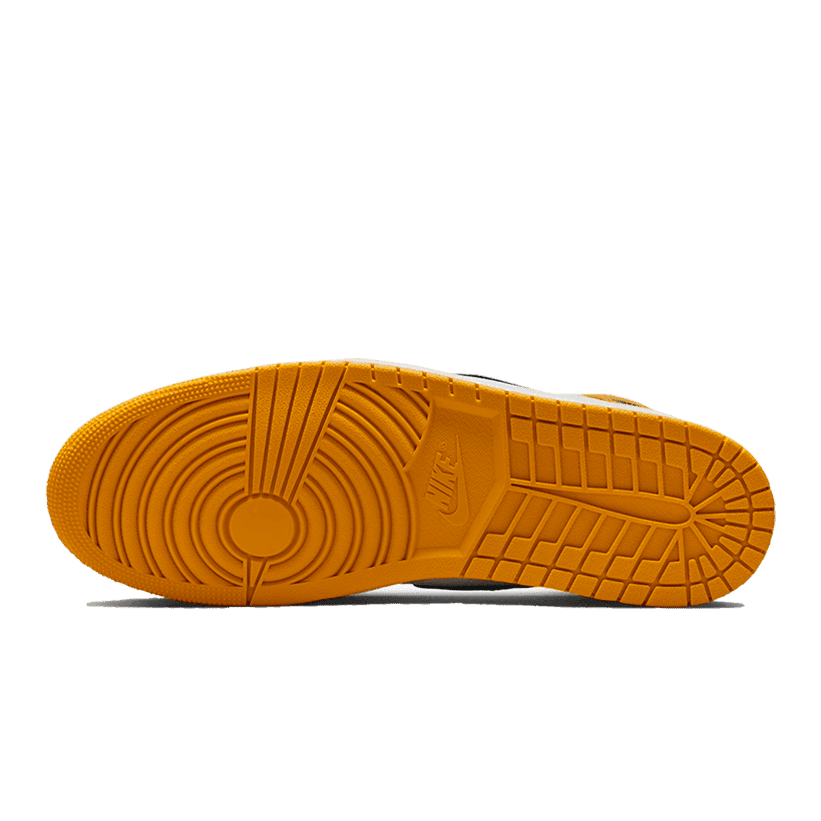Oranje Nike Air Jordan 1 Retro High OG sneakers met gele zool