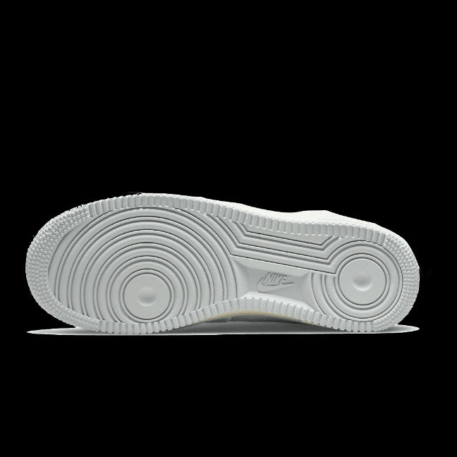 Zilveren Nike Air Force 1 High Sculpt sneakers met gestructureerd profiel