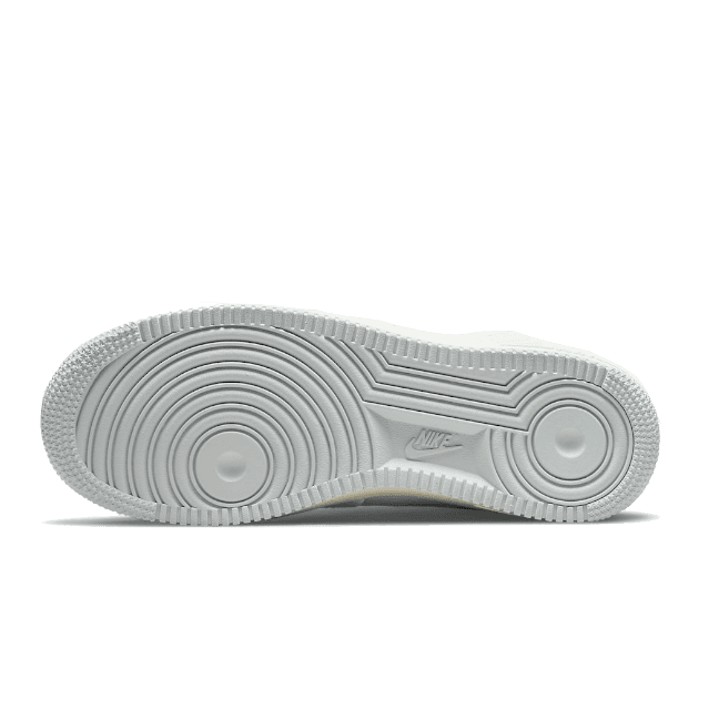Zilveren Nike Air Force 1 High Sculpt sneakers met gestructureerd profiel