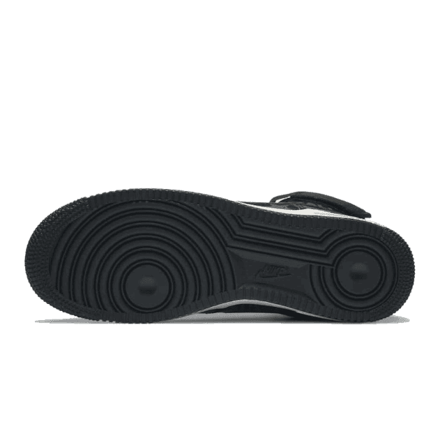 Zwarte Nike Air Force 1 High Toll Free sneakers met een geprofileerde antislipzool