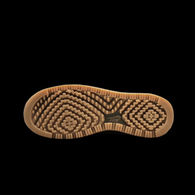 Zwarte Nike Air Force 1 Low Luxe sneakers met gum-rubberen zool