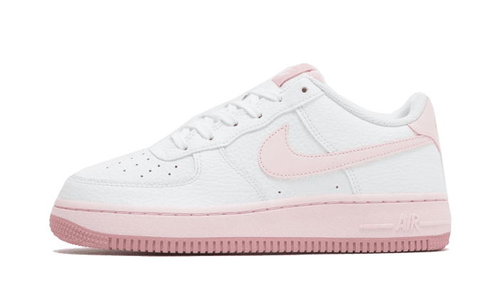 Nike Air Force 1 Low White Pink (2022)
Stijlvolle sneakers met witte en roze accenten op een groen oppervlak