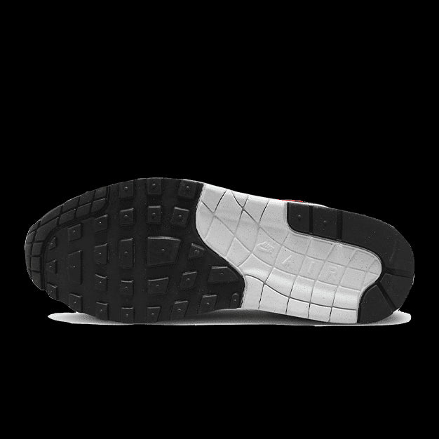 Nike Air Max 1 Chili 2.0 - Exclusieve sneaker met zwart-witte patroondetails en premium anti-slip zool