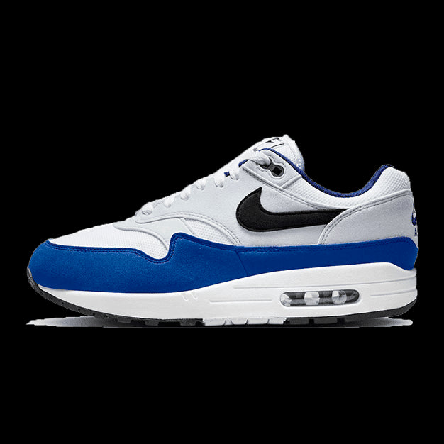 Klassieke Nike Air Max 1 sneakers in diep royal blauw en wit