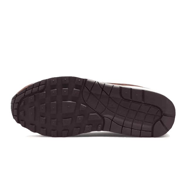 Zwart gevlochten Nike Air Max 1 Patta Tan Brown sneaker