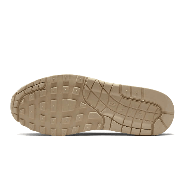 De duurzame wandelschoen met rustieke Safari-print - Nike Air Max 1 Safari Cobblestone