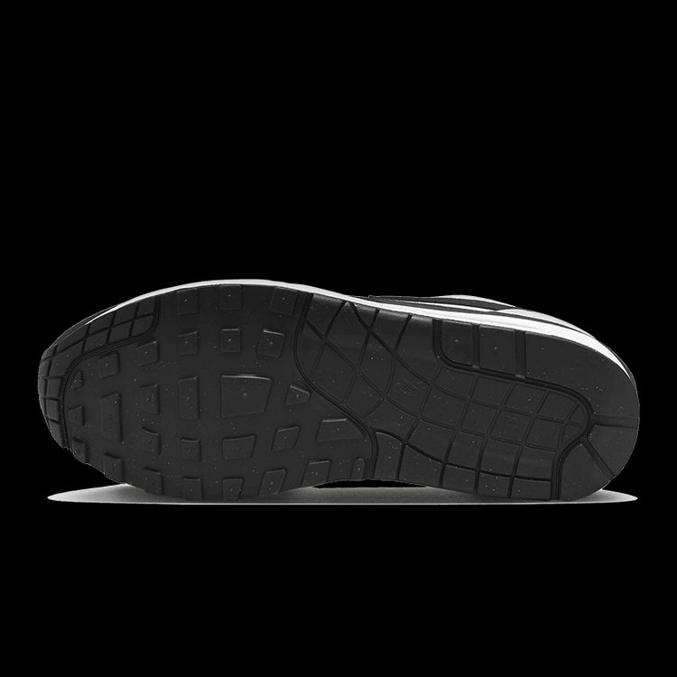 Nike Air Max 1 Wit Zwarte sneaker met robust profiel
