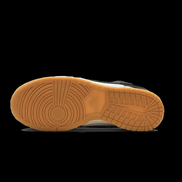 Zwarte Nike Dunk Low LX sneakers met croco-print en stevige rubberen zool