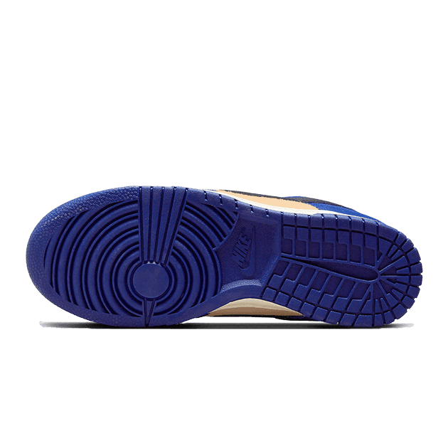 Blauwe Nike Dunk Low LX-sneakers met suède details