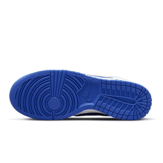 Blauwe Nike Dunk Low Reverse Kentucky sneakers met geribbelde rubberen zool